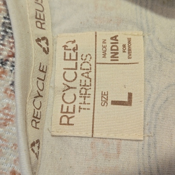 Recycled Threads Nashville Music Festival Sleeveless Fringe Crop Top - Size L - Picture 7 of 14